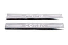 Door Sill Protectors Carmos V2 (2 pcs, Stainless Steel) for Opel Corsa C 2000-2006 - image 2