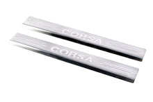 Door Sill Protectors Carmos V2 (2 pcs, Stainless Steel) for Opel Corsa C 2000-2006 - image 1