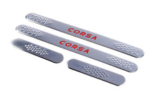 Door Sill Protectors Carmos V1 (4 pcs, Stainless Steel) for Opel Corsa C 2000-2006 - image 1