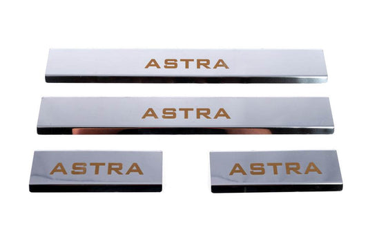 Sill Carmos V1 (4 pieces, stainless steel) for Opel Astra J 2009-2015 - Reelken Auto