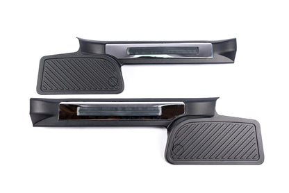 Plastic illuminated door sills (black) for Toyota Land Cruiser 200 2007-2021 - image 5