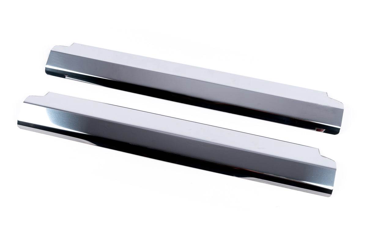 Pads on the plastic sills (2 PCs, stainless.) for Nissan Qashqai 2014-2021 - Reelken Auto