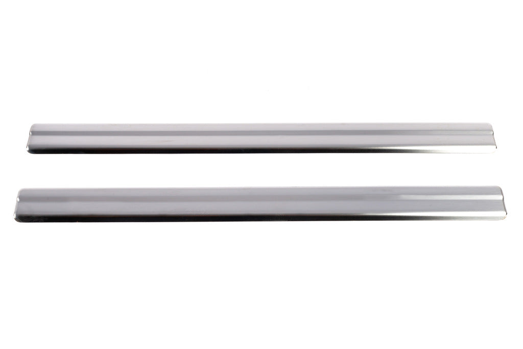 Carmos Door Sill Protectors (2 pcs, Stainless Steel) for Nissan Juke 2010-2019 - image 2