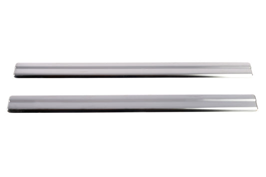 Carmos Door Sill Protectors (2 pcs, Stainless Steel) for Nissan Juke 2010-2019 - image 2