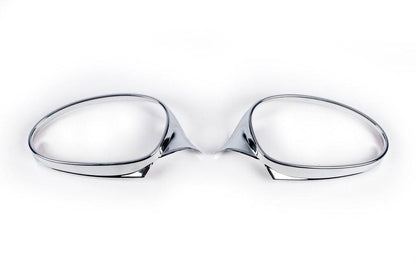 Chrome overlays for mirrors 2005-2008 (2 pcs, ABS) for BMW 3 series E-90/91/92/93 2005-2011 - Reelken Auto
