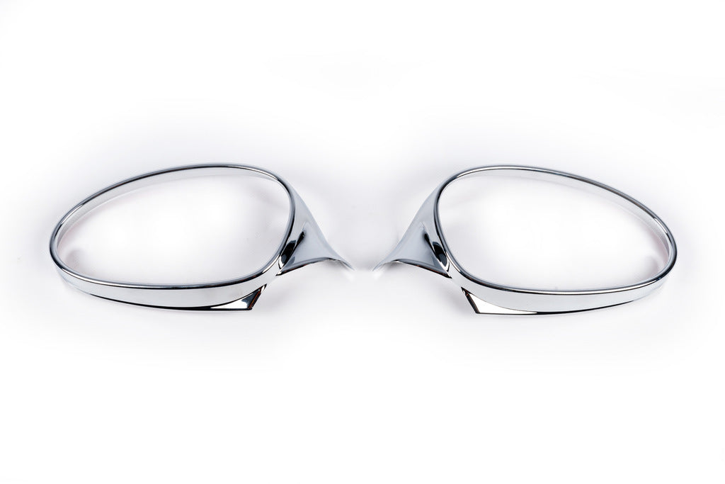 Chrome Mirror Covers 2005-2008 (2 pcs, ABS) for BMW 3 Series E-90/91/92/93 2005-2011 - image 3