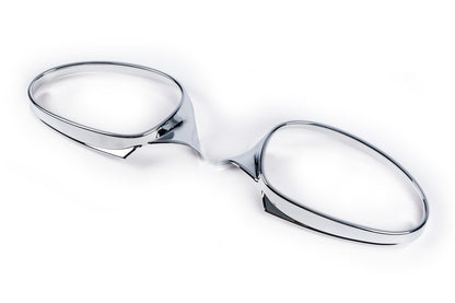 Chrome Mirror Covers 2005-2008 (2 pcs, ABS) for BMW 3 Series E-90/91/92/93 2005-2011 - image 2