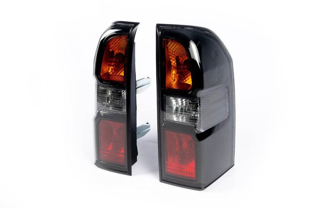 Rear lights Dark Safari (2004-2008, 2 pcs) for Nissan Patrol Y61 1997-2011 - Reelken Auto