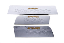 Interior door sill protectors Carmos V2 (3 pcs, stainless steel) for Mercedes Sprinter W906 2006-2018 - image 2