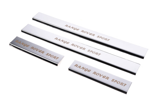 Door Sill Covers (4 pcs, Carmos) for Range Rover Sport 2005-2013 - image 1