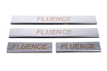 Door Sill Protectors Carmos V1 (4 pcs, Stainless Steel) for Renault Fluence 2009-2016 - image 2