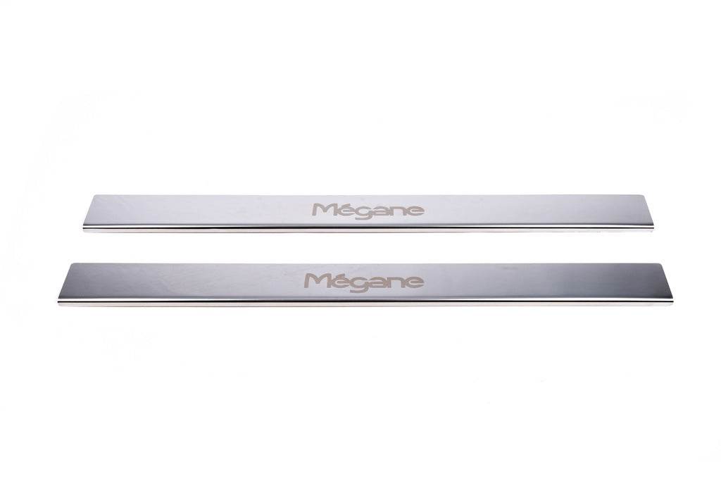 Sill Carmos (2 door, stainless.) for Renault Megane III 2009-2016 - Reelken Auto