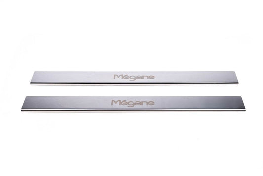 Sill Carmos (2 door, stainless.) for Renault Megane III 2009-2016 - Reelken Auto
