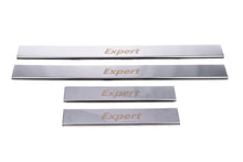 Stainless Steel Door Sill Protectors Carmos (4 pcs) for Peugeot Expert 2017- - image 2