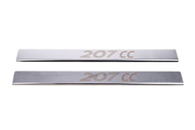 Carmos Door Sill Protectors (2 pcs, Stainless Steel) for Peugeot 207 2006-2014 - image 2