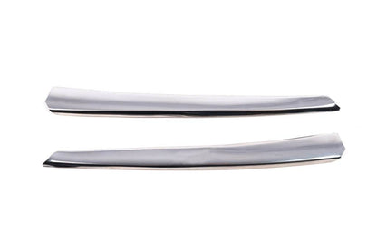 Pads on the radiator grill (2017-2019, stainless.) for Toyota Corolla 2013-2019 - Reelken Auto