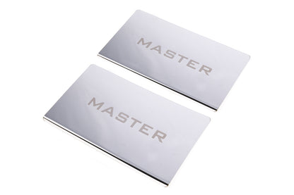 Door Sill Covers V2 (2 pcs, Stainless Steel) for Renault Master 2011-2023 - image 3