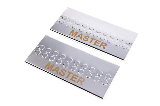 Door sills V3 (2 pcs, stainless steel) for Renault Master 2011-2023 - Reelken Auto