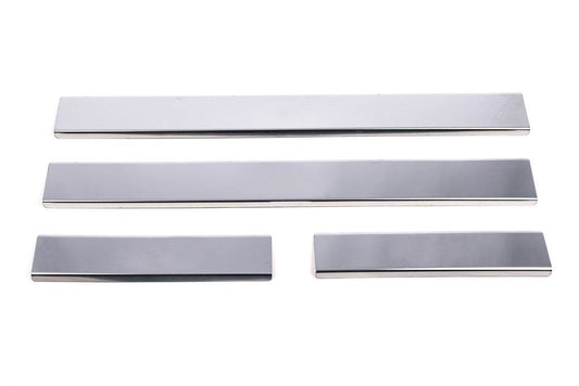 Door sills Carmos (4 pieces, stainless steel) for Toyota Auris 2007-2012 - Reelken Auto