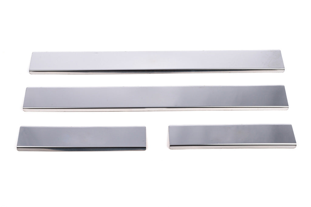 Carmos Door Sill Protectors (4 pcs, Stainless Steel) for Toyota Auris 2007-2012 - image 2