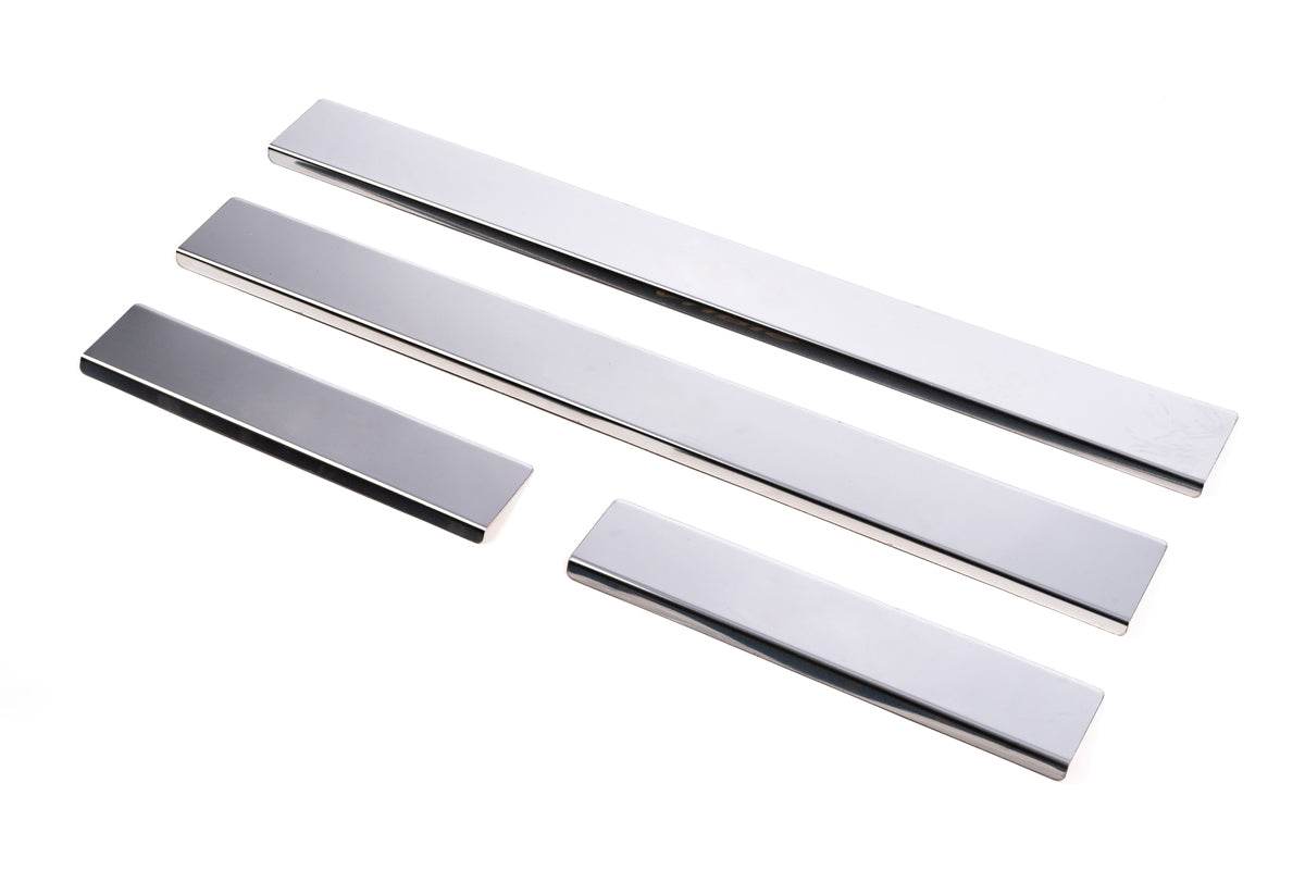 Door sills Carmos (4 pieces, stainless steel) for Toyota Auris 2007-2012 - Reelken Auto