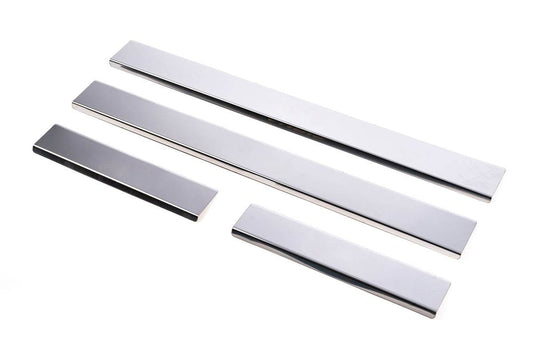 Door sills Carmos (4 pieces, stainless steel) for Toyota Auris 2007-2012 - Reelken Auto