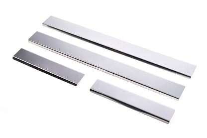 Carmos Door Sill Protectors (4 pcs, Stainless Steel) for Toyota Auris 2007-2012 - image 1