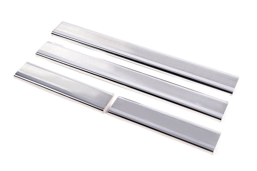 Door sills VIP (4 pieces, stainless.) for Toyota Corolla 2013-2019 - Reelken Auto