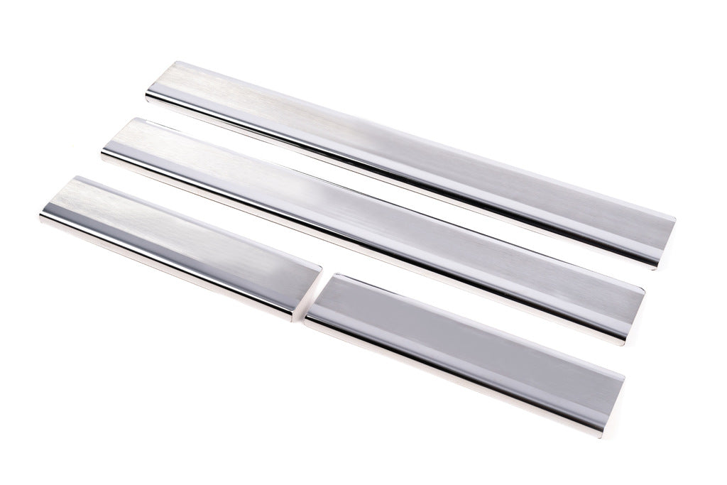 VIP Stainless Steel Door Sill Protectors (4 pcs) for Toyota Corolla 2013-2019 - image 3