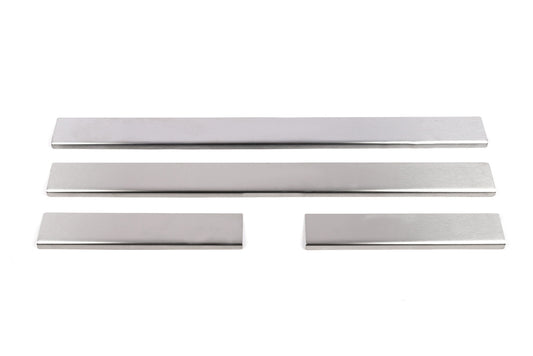 Door Sill Protectors Carmos Stainless Steel 4 pcs for Toyota Corolla 2002-2007 - image 2