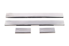 Carmos Door Sill Protectors (4 pcs, Stainless Steel) for Toyota Yaris 2006-2011 - image 2