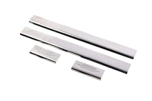Carmos Door Sill Protectors (4 pcs, Stainless Steel) for Toyota Yaris 2006-2011 - image 1