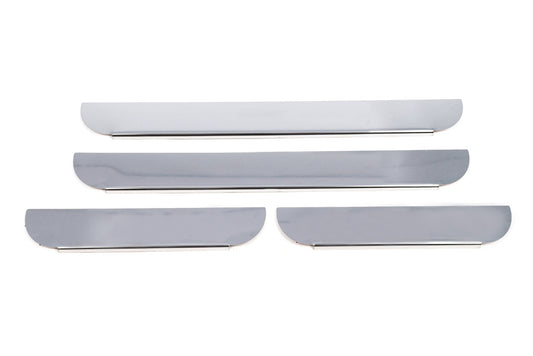 Carmos Door Sill Protectors (4 pcs, Stainless Steel) for Toyota Rav 4 2006-2013 - image 2