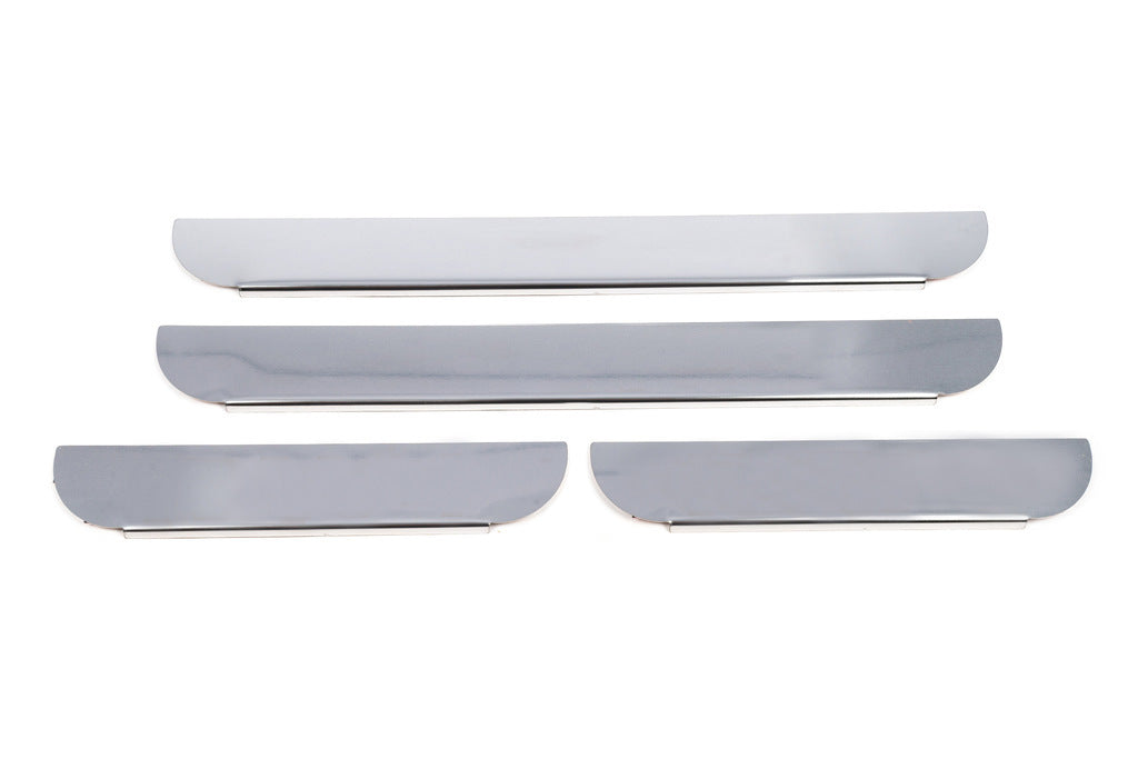 Carmos Door Sill Protectors (4 pcs, Stainless Steel) for Toyota Rav 4 2019- - image 4