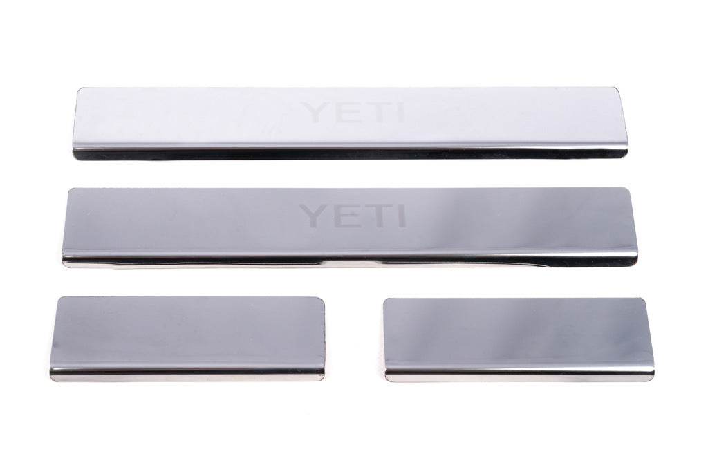 Door sills Carmos V1 (4 pieces, stainless.) for Skoda Yeti 2009-2017 - Reelken Auto