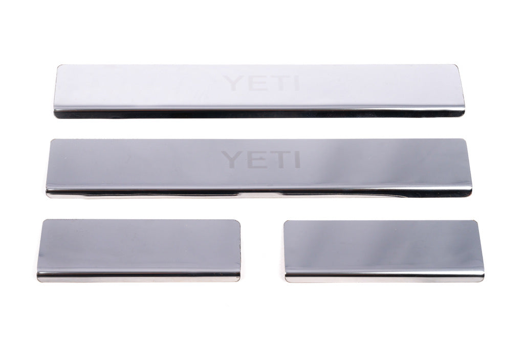 Door Sill Protectors Carmos V1 (4 pcs, Stainless Steel) for Skoda Yeti 2009-2017 - image 2