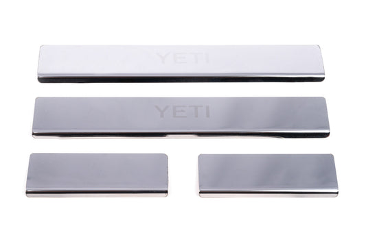 Door Sill Protectors Carmos V1 (4 pcs, Stainless Steel) for Skoda Yeti 2009-2017 - image 2