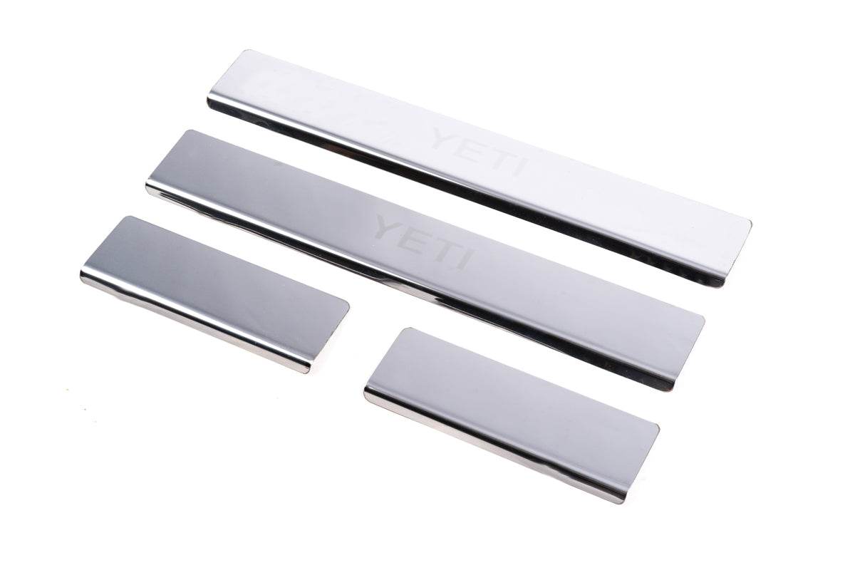 Door sills Carmos V1 (4 pieces, stainless.) for Skoda Yeti 2009-2017 - Reelken Auto