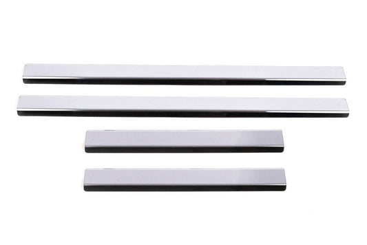 Door sills Carmos (4 pieces, stainless.) for Toyota Hilux 2006-2015 - Reelken Auto
