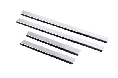 Carmos Door Sill Protectors (4 pcs, Stainless Steel) for Toyota Hilux 2006-2015 - image 3