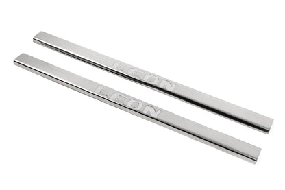 Sill Carmos (2 door, stainless.) for Seat Leon 2013-2020 - Reelken Auto