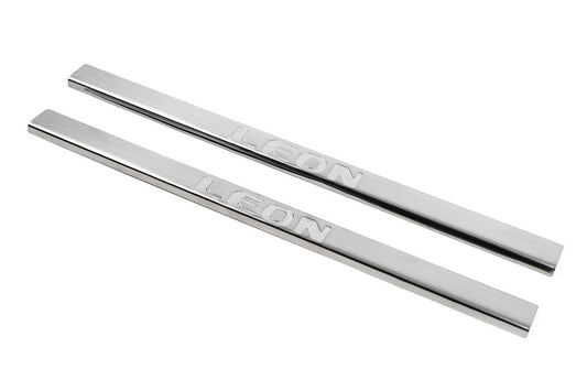Sill Carmos (2 door, stainless.) for Seat Leon 2013-2020 - Reelken Auto