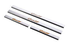 Carmos V1 Stainless Steel Door Sill Protectors for Volkswagen Golf 6 2008-2014 - image 1