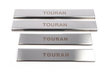 Interior door sill covers (4 pcs, stainless steel) for Volkswagen Touran 2003-2010 - image 2