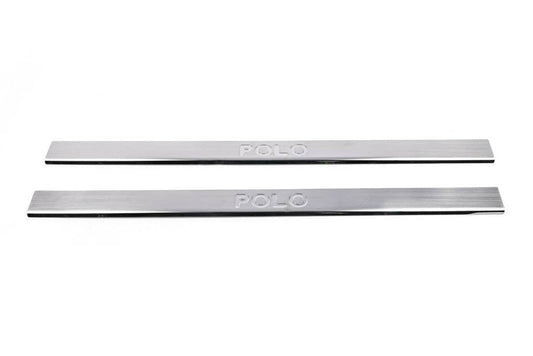 Sill Carmos (2 door, stainless.) for Volkswagen Polo 2010-2017 - Reelken Auto