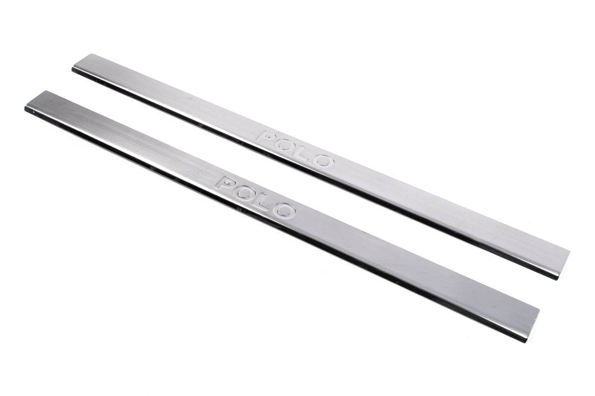 Sill Carmos (2 door, stainless.) for Volkswagen Polo 2010-2017 - Reelken Auto
