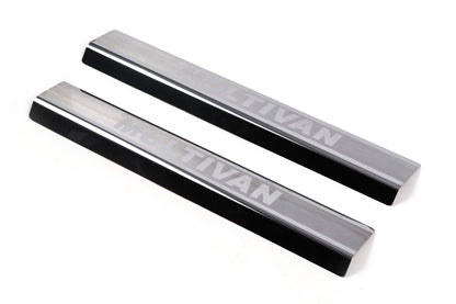 VIP Door Sill Protectors (2 pcs, Stainless Steel) for Volkswagen T5 Multivan 2003–2010 - image 1
