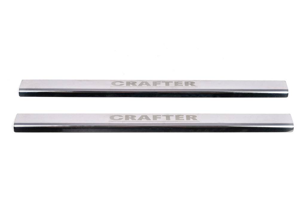 Sill Laser (2 pcs, steel) for Volkswagen Crafter 2006-2016 - Reelken Auto