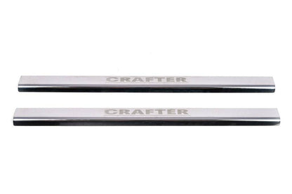 Sill Laser (2 pcs, steel) for Volkswagen Crafter 2006-2016 - Reelken Auto