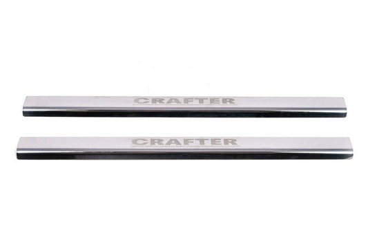 Sill Laser (2 pcs, steel) for Volkswagen Crafter 2006-2016 - Reelken Auto